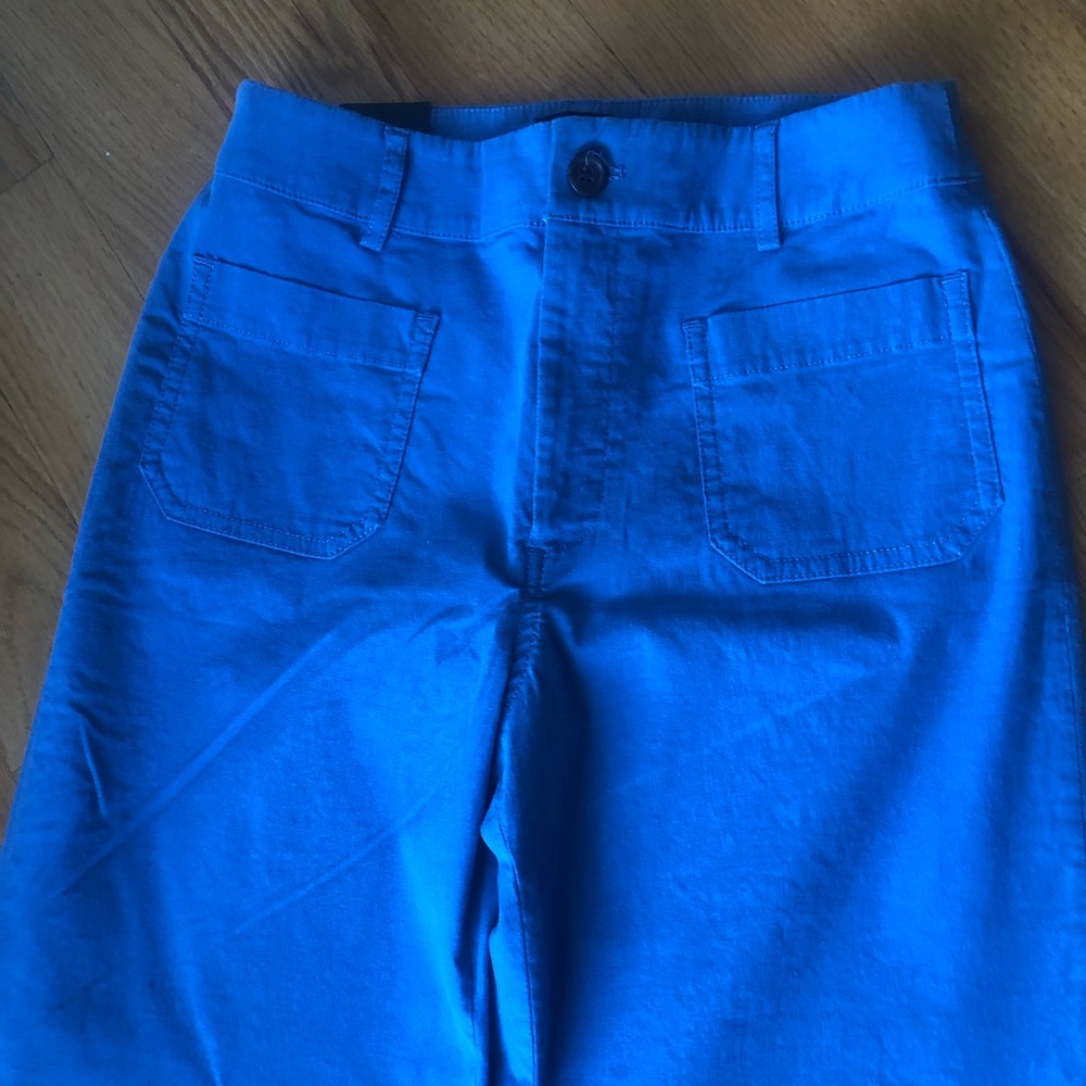 NWT J. Crew Lizzie Pant in Blue - Picture 4 of 11